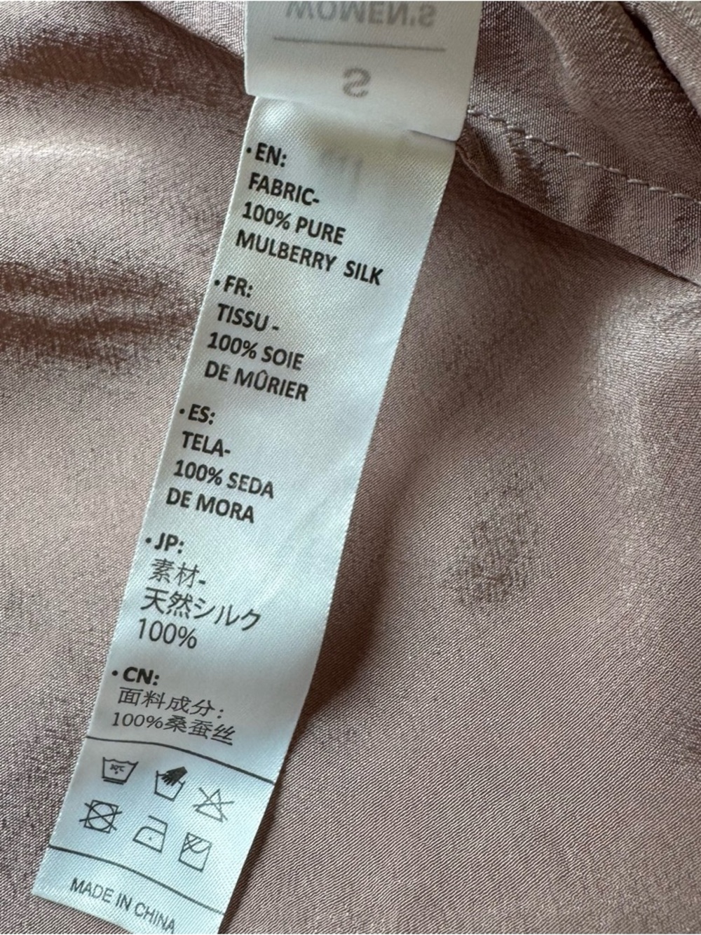 Lilysilk Mulberry Silk Shirtwaist Dress S Collar Belt Minimalist Capsule Mauve - Picture 9 of 14